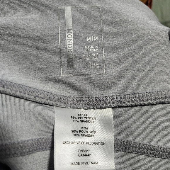 Mondetta women's leggings size M gray - Picture 7 of 7